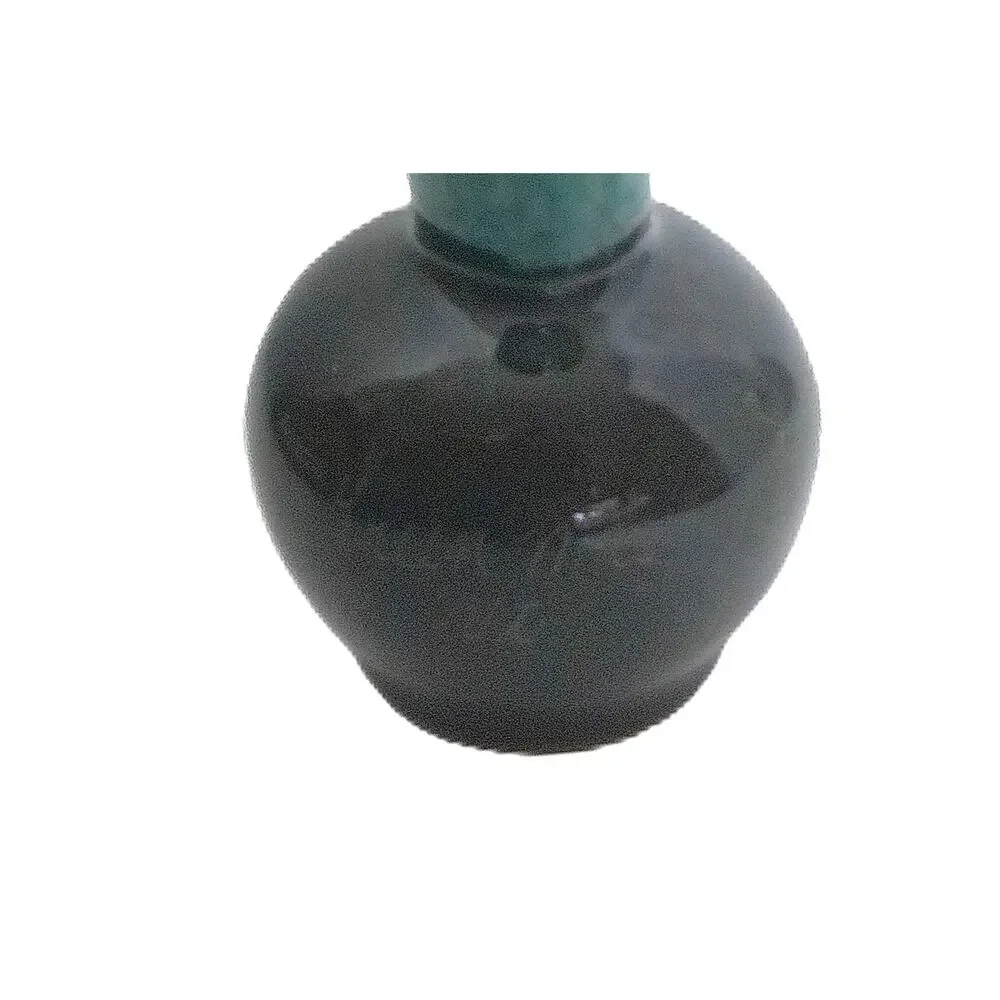 Vintage Green Mountains Pottery Vermont Drip Glaze Bud Vase